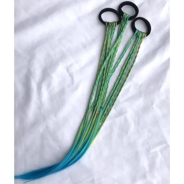Fower hair accessories Green Blue - Shop at LoveMi