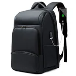 Oxford Cloth Schoolbag Anti-theft Computer Bag Backpack Men - Grey