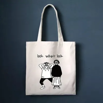Tote bag in canvas White - Shop at LoveMi
