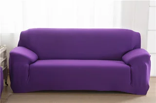 Solid Corner Sofa Covers Couch Slipcovers Elastica Material Sofa Skin Protector Cover Sofa Armchair - One Seat