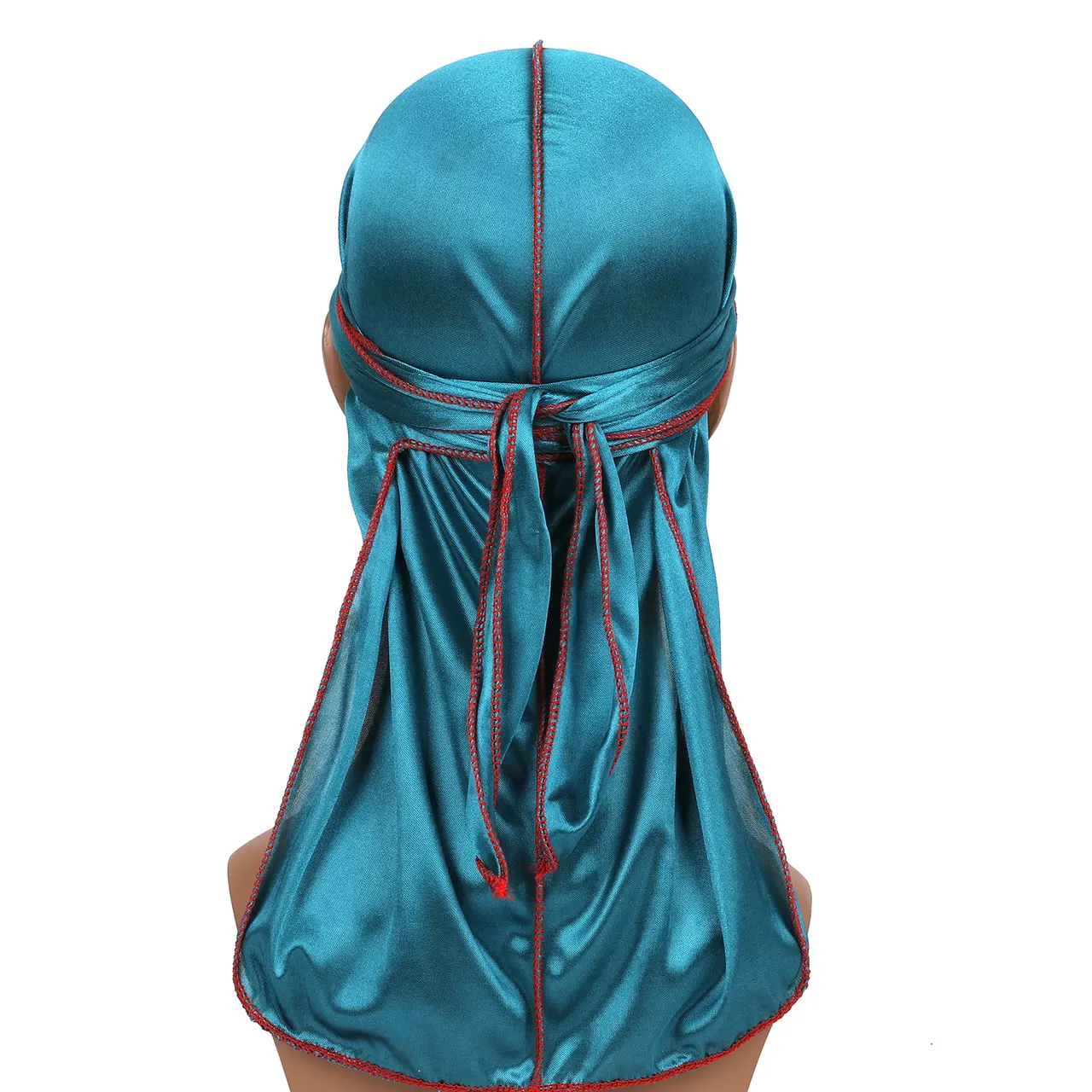Long-tailed pirate hat - Peacock Blue