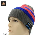 Wireless Bluetooth Knitted Hat Calls Music Stereo - Gary+Blue+Pink