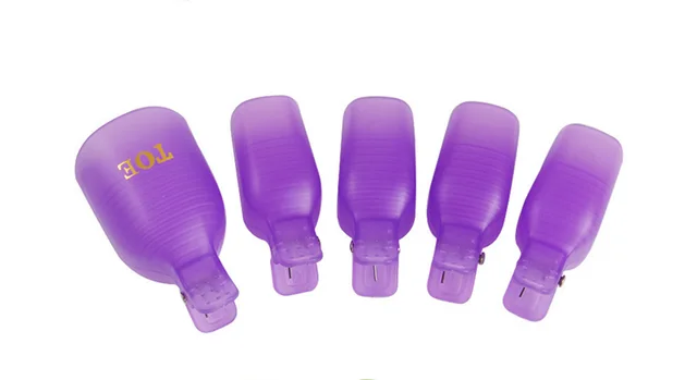 Nail Tools Toe Unloading Clips Nail Polishing Unloading Clips Violet - Shop at LoveMi