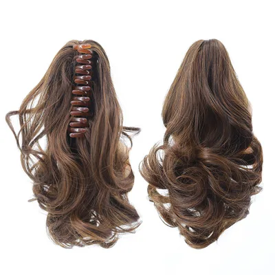 Paw clip wig ponytail Brown - Shop at LoveMi