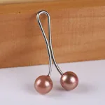 Pearl fine needle silk buckle - Orange Color