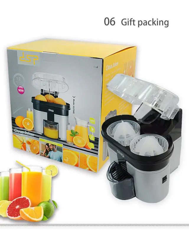 Two packed orange juice extractors - White