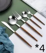 4Pcs Silver Set