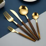 Stainless steel cutlery - Gold Set