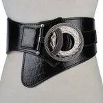 New Fall Winter Elastic Waistband Ladies Europe And America - Black