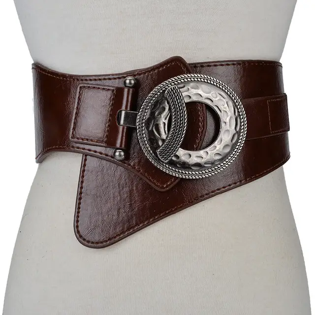 New Fall Winter Elastic Waistband Ladies Europe And America - Coffee