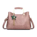 new handbag Korean Fashion Shoulder Bag Messenger Bag Handbag tassel PU package sales - Pink