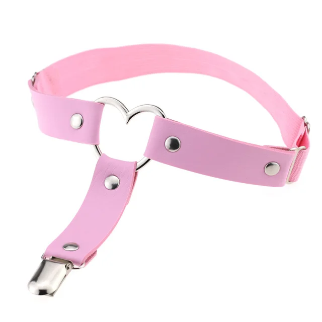 Love Punk Garter Belt - Pink