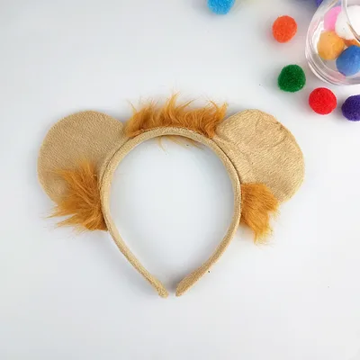 Masquerade performance props lion headband headdress Lion Ears - Shop at LoveMi