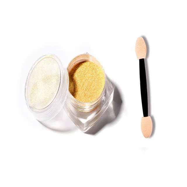 Gold and silver electroplated metal nail powder - Shop at LoveMi