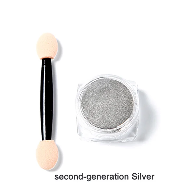 Gold and silver electroplated metal nail powder - Shop at LoveMi