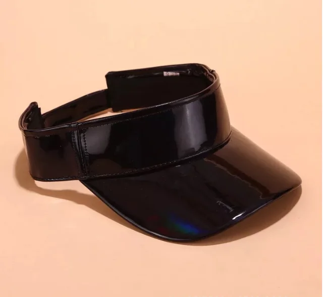 European and American laser cap - Black