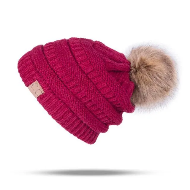 CC Extra WarmLined Skullies - Claret