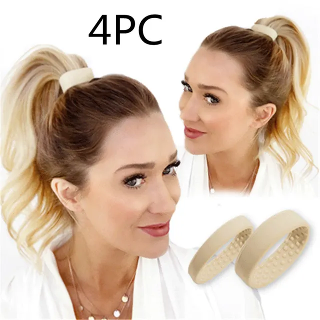 Silicone hair band - Beige