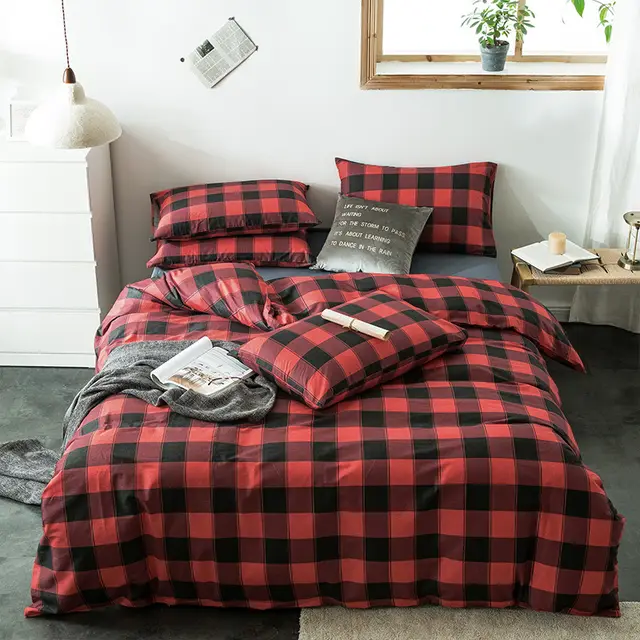 Check cotton bedding - 10 Style