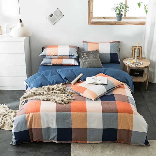 Check cotton bedding - 5 Style