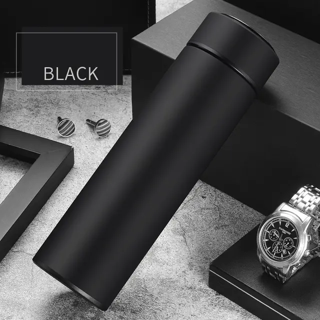 Business vacuum 304 stainless steel vacuum flask - Black
