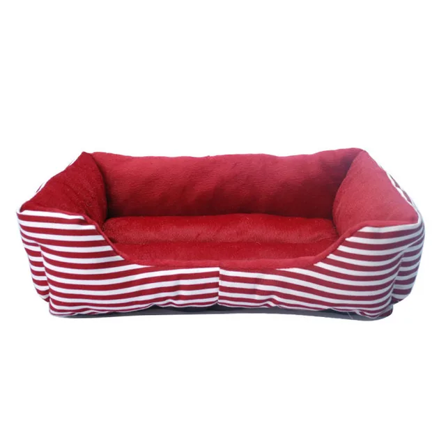 Retro square pet nest luxurious pet sofa nest Red - Shop at LoveMi
