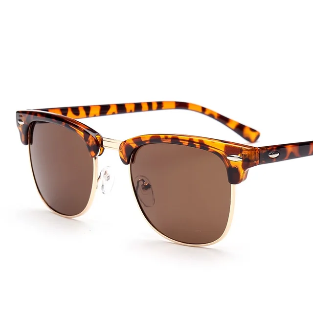Mi Nail Retro Fashionable Eye Protection Sunglasses - Leopard Tea Chips