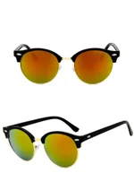 Mi Nail Retro Fashionable Eye Protection Sunglasses - Red