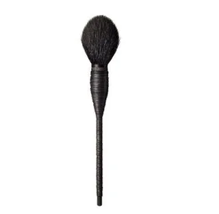 Profesional Flat Goat Wool Rattan Makeup Brush - Black