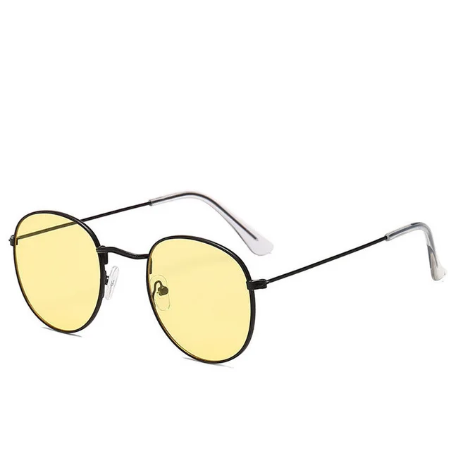 All-match metal round sunglasses - C11