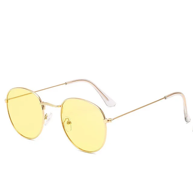 All-match metal round sunglasses - C12