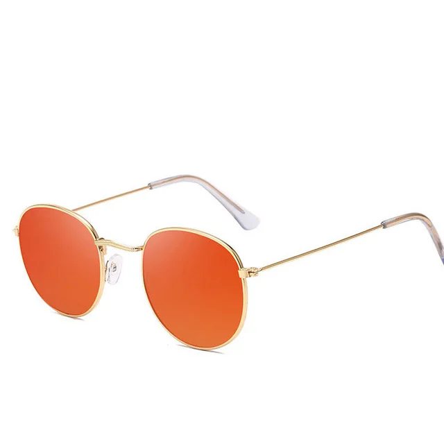 All-match metal round sunglasses - C14
