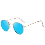 All-match metal round sunglasses - C17