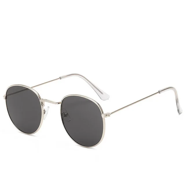 All-match metal round sunglasses - C3