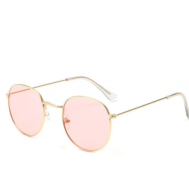 All-match metal round sunglasses - C7