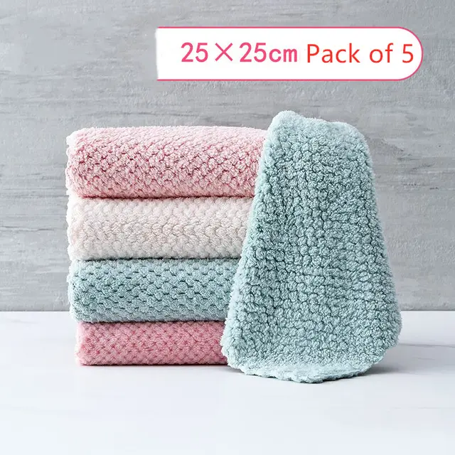 Dishcloth kitchen dishcloth 25X25Pack Of 5 - Shop at LoveMi