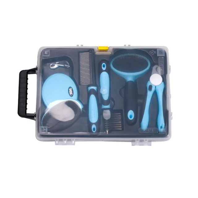Five-piece pet cleaning supplies - Blue