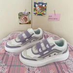Rainbow Marshmallow Platform White Shoes Women New Magic - Purple