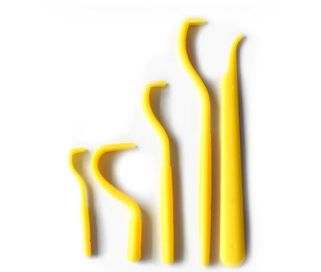 Pets in addition to scorpion clips to catch flea clips - Yellow5Pcs