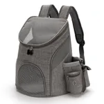 Foldable pet chest bag pet supplies backpack - Grey