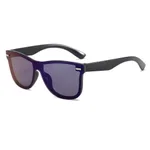 Mercury windproof sunglasses - Black Framed Deep Blue Mercury
