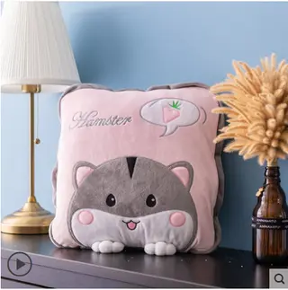 blanket cushion pillow - Hamster 2