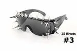 Riveted & Spiked Sunglasses - 25 Rivets
