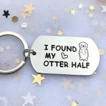 Couple keychain lovers gift - Circle