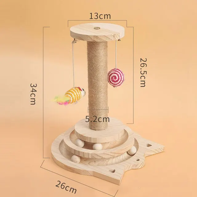 Three Layer Combined Climbing Frame Of Doumao Turntable Ball High - Shop at LoveMi