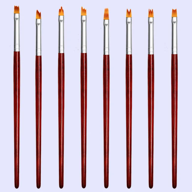 20 manicure brush tool sets - Red