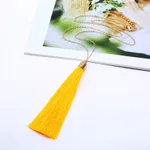 Colorful ethnic style necklace - Gold Yellow