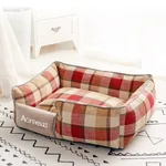 Dog Mat Biting Resistant Pet Bed In Winter - Red