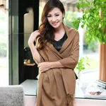 Thick and long unisex scarves - Wge Camel