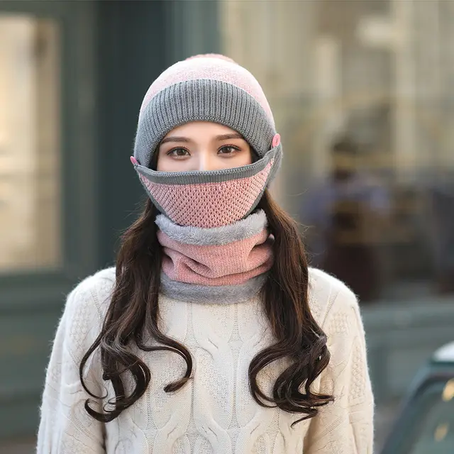 Ear protection cycling cap Pink - Shop at LoveMi